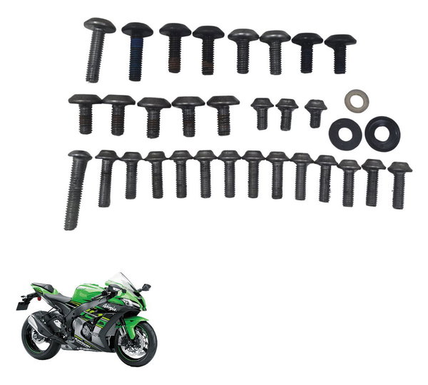 Kit Parafusos Carenagem Kawasaki Ninja Zx 10r 16-21 Original