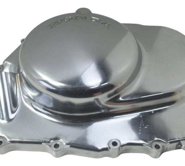 Tampa Motor Dir Embreagem Honda Vt Shadow 600 C 95-05 Orig Prateado