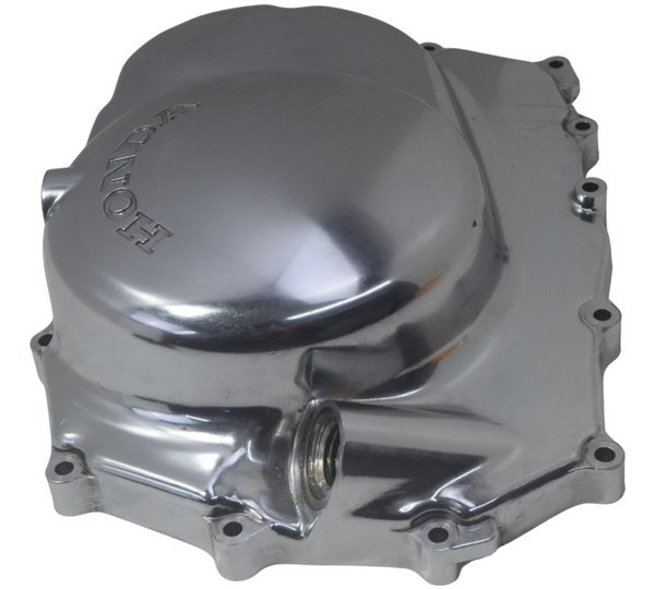 Tampa Motor Dir Embreagem Honda Vt Shadow 600 C 95-05 Orig Prateado