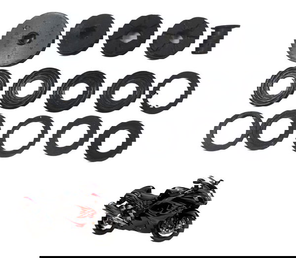 Jogo Coxim Diversos Suzuki Gsx-r 1300 Hayabusa 09-19 Orig