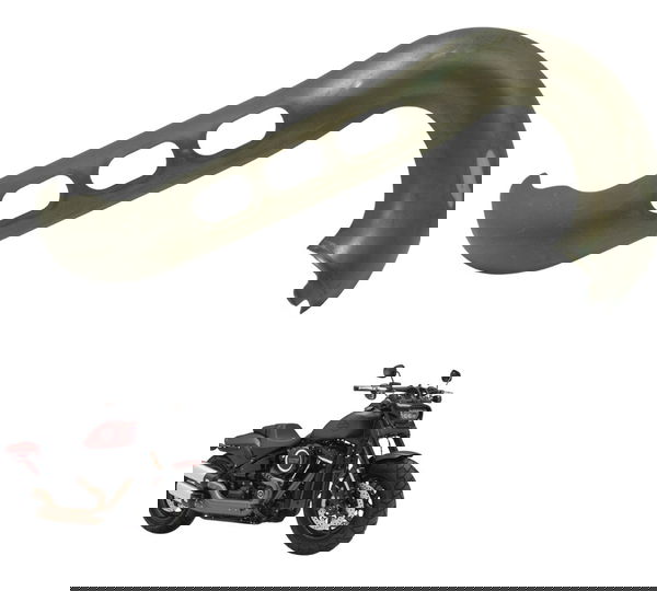 Proteção Curva Escape Det Harley Fat Bob M8 Fxfb 18-20 Orig