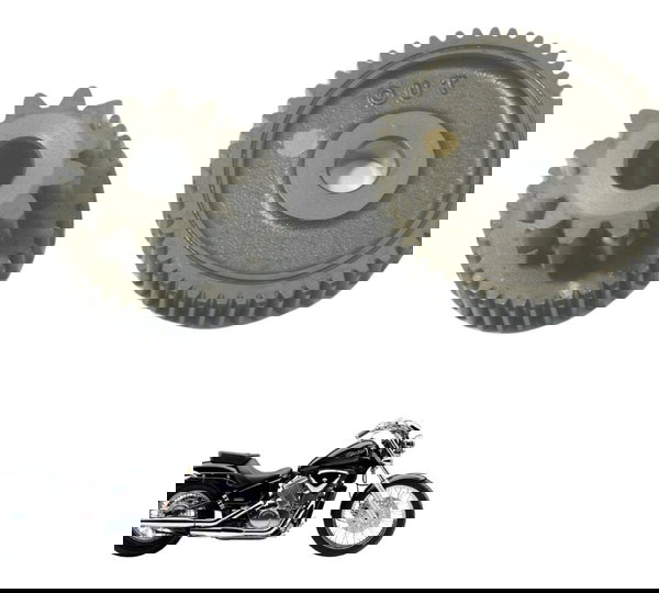 Par Engrenagem Redução Partida Honda Vt Shadow 600 C 95-05