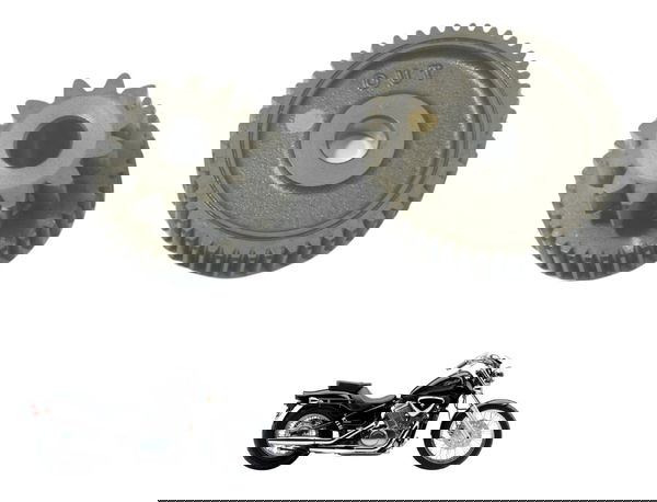 Par Engrenagem Redução Partida Honda Vt Shadow 600 C 95-05