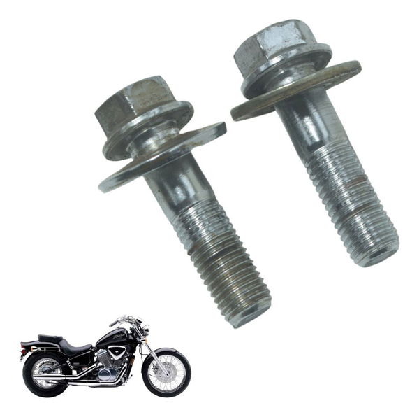 Par Parafuso Pedaleira Dianteira Honda Vt Shadow 600 C 95-05
