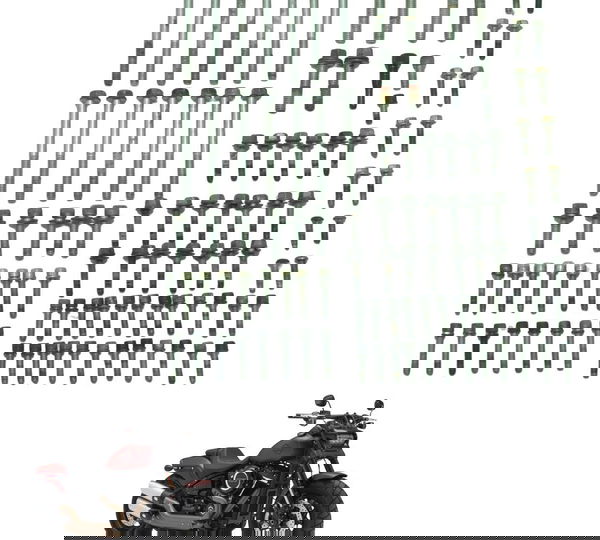 Kit Parafuso Motor Harley Fat Bob M8 Fxfb 18-20 Original