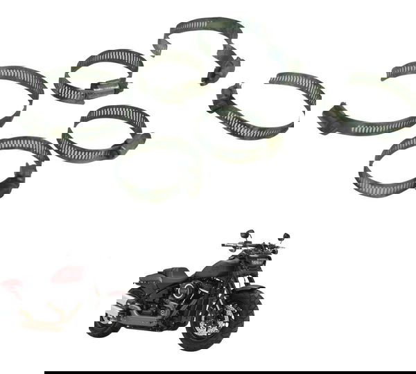 Jogo Abraçadeira Harley Fat Bob M8 Fxfb 18-20 Original