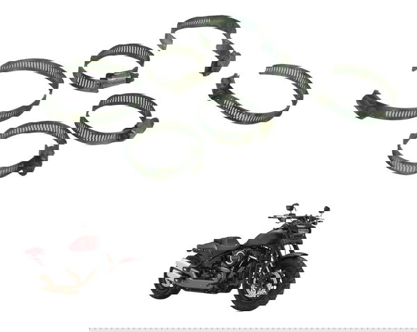 Jogo Abraçadeira Harley Fat Bob M8 Fxfb 18-20 Original