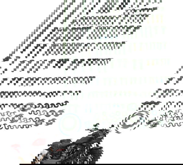 Kit Parafusos Diversos Harley Fat Bob M8 Fxfb 18-20 Original