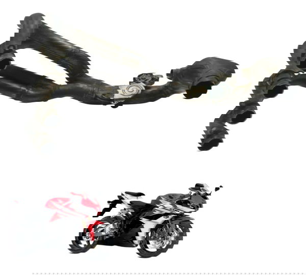 Curva Escape C/ Avaria Honda Cbr 600 Rr 07-14 Original