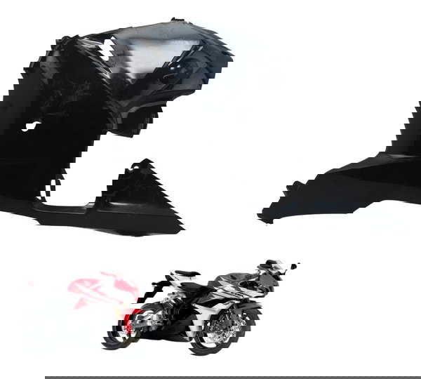 Carenagem Lateral Esq C/ Avaria Honda Cbr 600 Rr 07-14 Orig Preto