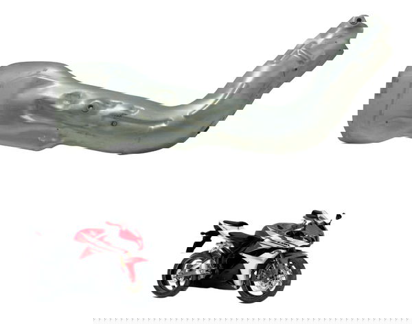 Capa Proteção Escape C/ Avaria Honda Cbr 600 Rr 07-14 Orig