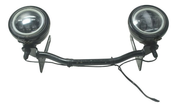 Farol Auxiliar Led S/ Plug Harley Softail Fat Boy 12-15