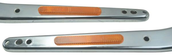 Par Espadas C/ Detalhes Harley Softail Fat Boy 12-15 Orig