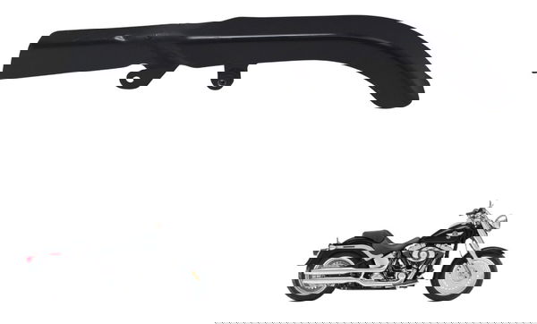 Capa Protetor Corrente Superior Harley Softail Fat Boy 12-15 Preto