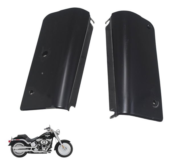 Par Acabamento Farol Harley Softail Fat Boy 12-15 Original