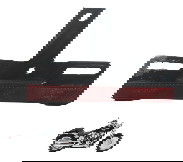 Suporte Placa Refletor Harley Softail Fat Boy 12-15 Original