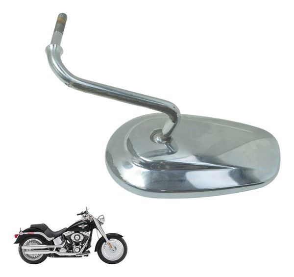 Espelho Direit C/ Detalhes Harley Softail Fat Boy 12-15 Orig
