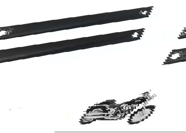 Par Acabamento Moldura Farol Harley Softail Fat Boy 12-15