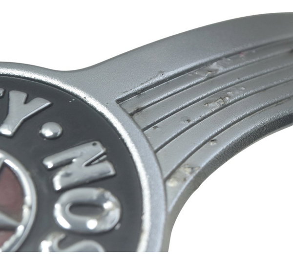 Emblema Tanque Dir C/detal Harley Softail Fat Boy 12-15 Orig Prateado