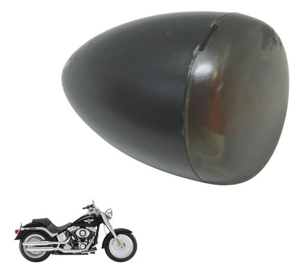 Pisca Dianteir C/ Detalhes Harley Softail Fat Boy 12-15 Orig