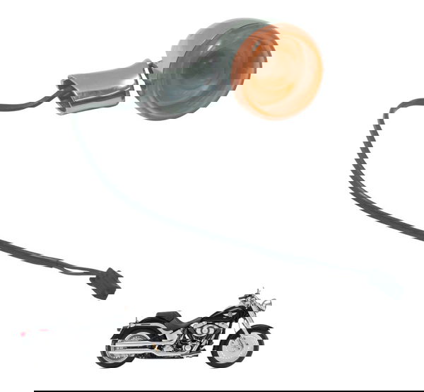 Pisca Traseiro C/ Detalhes Harley Softail Fat Boy 12-15 Orig