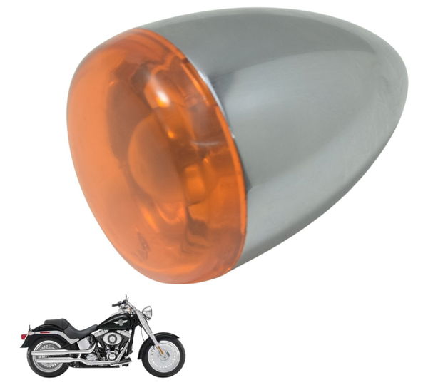 Pisca Dianteiro S/ Plug Harley Softail Fat Boy 12-15 Orig