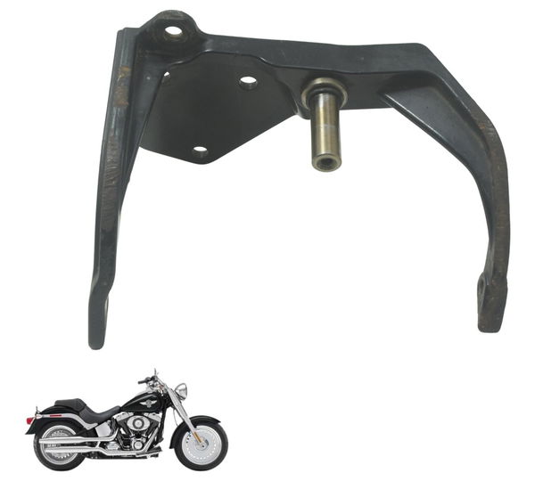 Suporte Pedal Diant Dir C/ Det Harley Softail Fat Boy 12-15 Preto