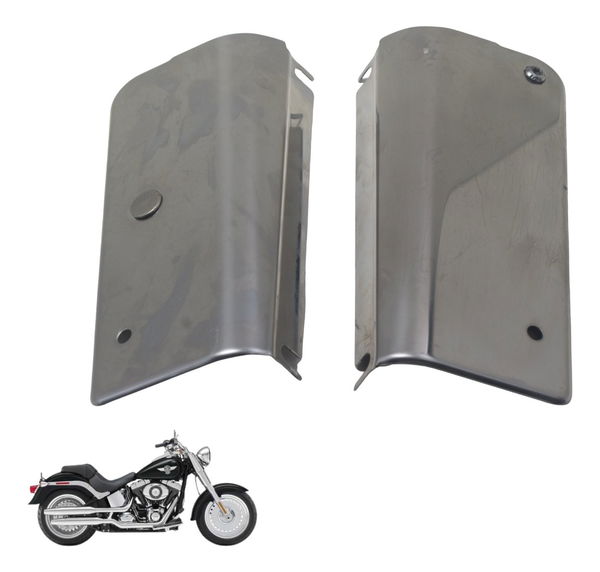 Par Acabamento Farol Harley Softail Fat Boy 12-15 Original