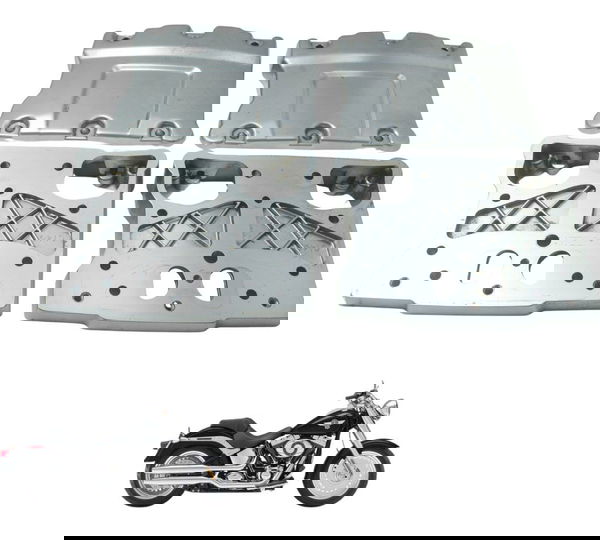 Jogo Tampa Válvula Cabeçot Harley Softail Fat Boy 12-15 Orig