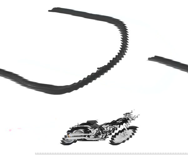Borracha Moldura Painel Harley Softail Fat Boy 12-15 Orig