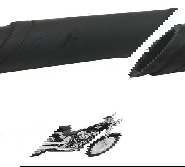 Manopla Dir Acelerador C/detal Harley Softail Fat Boy 12-15 Preto