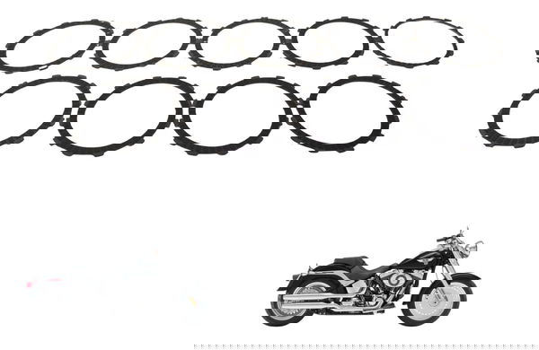 Jogo Disco Embreagem Harley Softail Fat Boy 12-15 Original