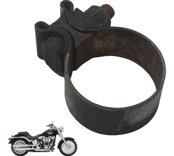Abraçadeira Ponteira Escape Harley Softail Fat Boy 12-15