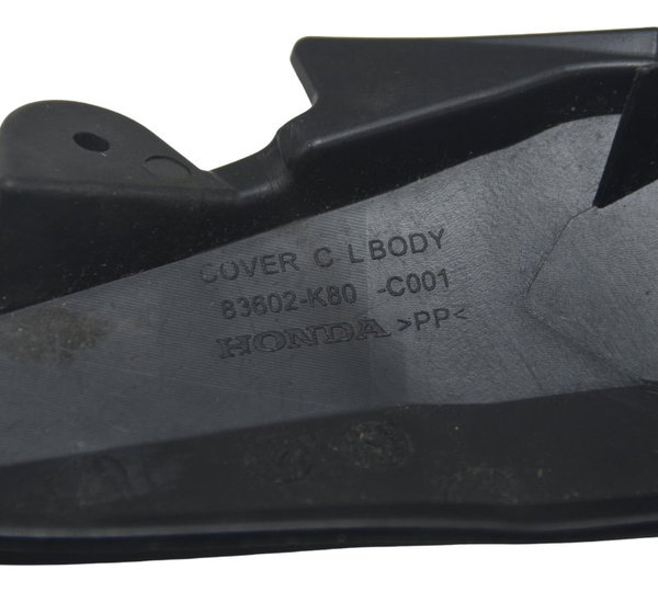 Carenagem Acabamento Traseiro Esq Honda Elite 125 18-22 Orig Preto