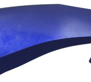 Carenagem Bananinha Farol Dir Avaria Honda Cg 160 Fan 16-23 Azul