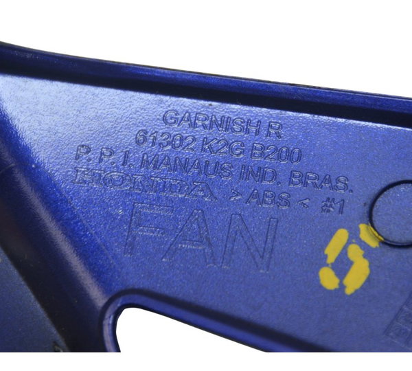 Carenagem Bananinha Farol Dir Avaria Honda Cg 160 Fan 16-23 Azul