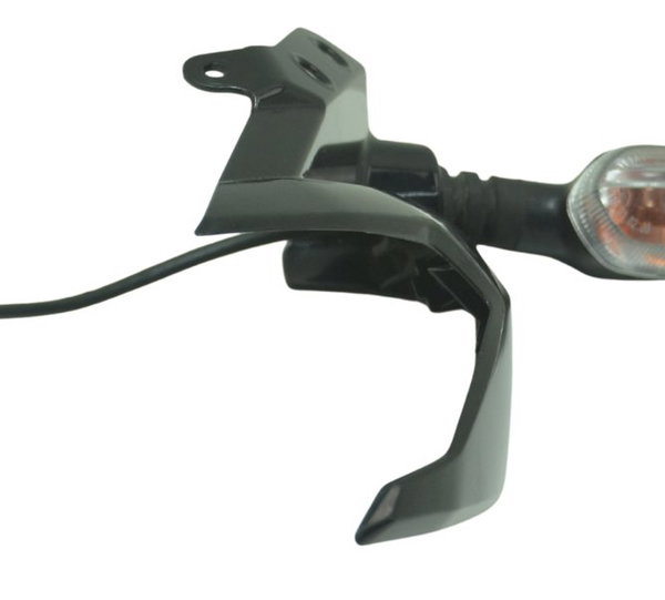 Bananinha Farol Esq C/ Detalhes Yamaha Fazer 250 18-21 Orig Preto