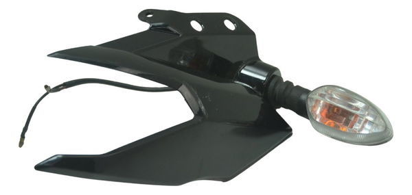 Bananinha Farol Esq C/ Detalhes Yamaha Fazer 250 18-21 Orig Preto