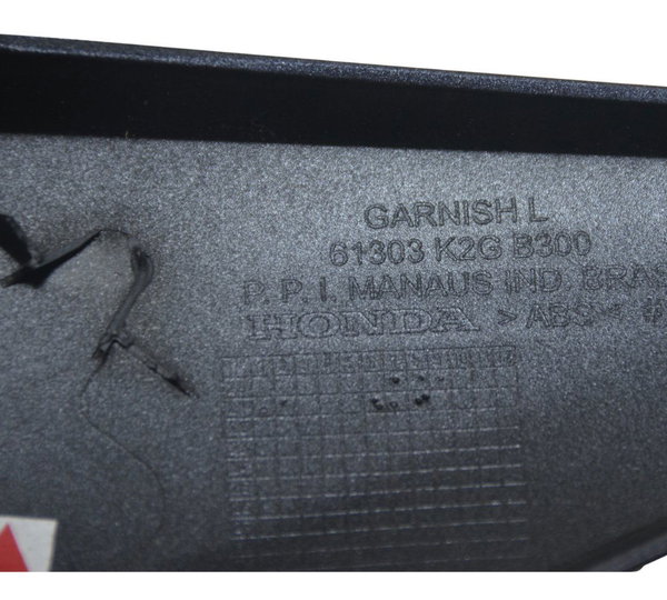 Bananinha Farol Esq C/ Avaria Honda Cg 160 Titan 16-23 Orig Preto