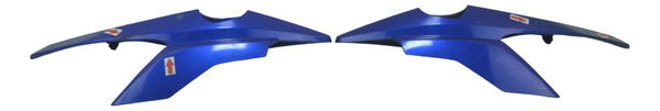 Par Carenagem Bananinha Farol Avari Honda Cg Titan 160 16-23 Azul