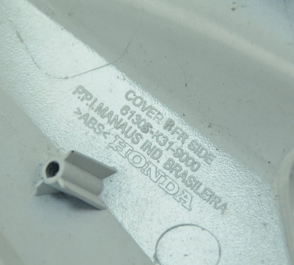 Carenagem Bananinha Dir C/ Detalh Honda Cb 250 Twister 17-22 Branco