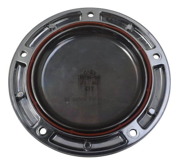 Tampa Inspeção Primaria Harley Softail Fat Boy 12-15 Orig Prateado