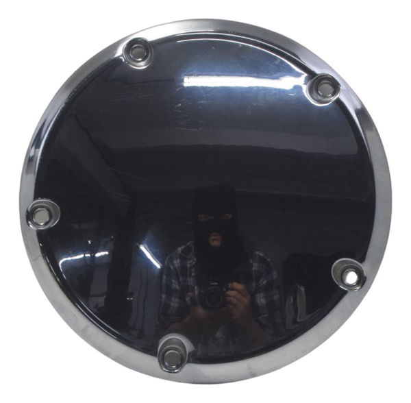 Tampa Inspeção Primaria Harley Softail Fat Boy 12-15 Orig Prateado