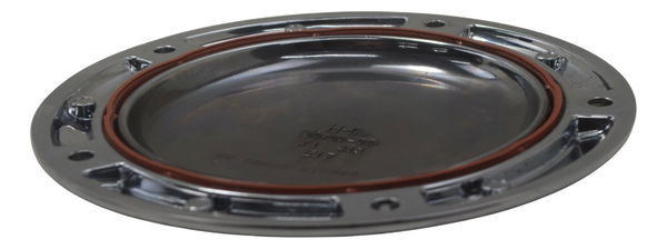 Tampa Inspeção Primaria Harley Softail Fat Boy 12-15 Orig Prateado