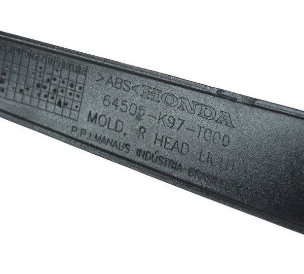 Acabamento Farol Dir C/detalhes Honda Pcx 150 19-21 Original