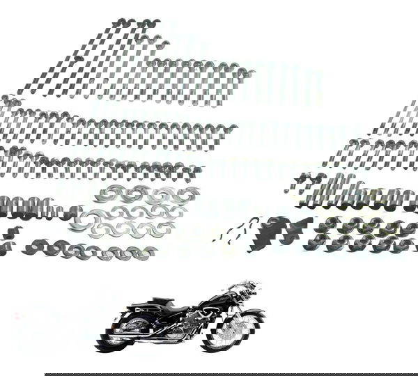 Kit Parafuso Motor Honda Vt Shadow 600 C 95-05 Original