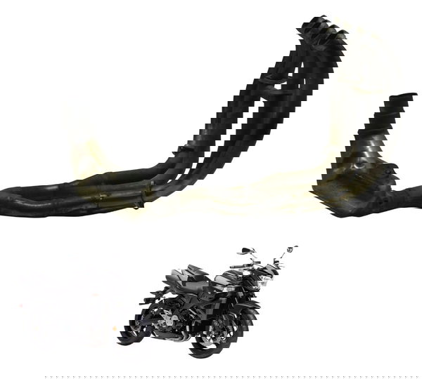 Curva Escape C/ Avaria Suzuki Gsx 1300 B King 09-16 Orig