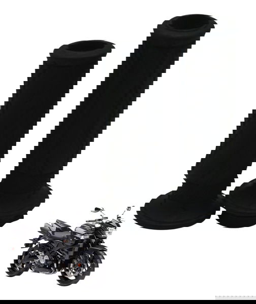 Par Manopla C/ Detalhes Suzuki Gsx 1300 B King 09-16 Orig Preto