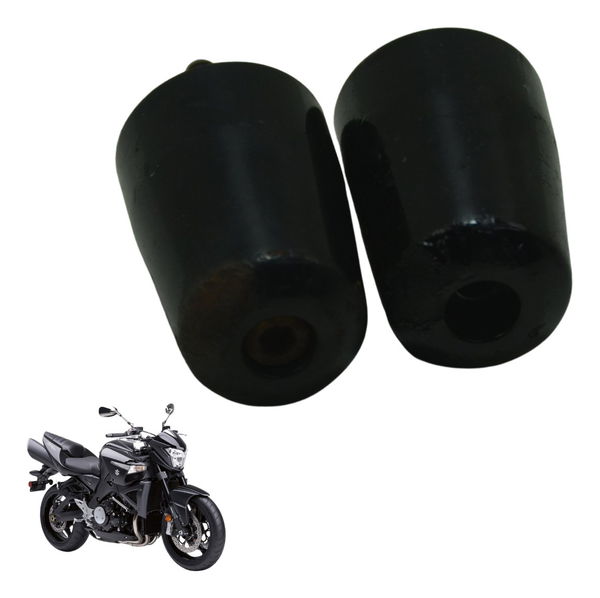 Par Peso Guidão Suzuki Gsx 1300 B King 09-16 Original Preto Par Peso Guidão Suzuki Gsx 1300 B King 09-16 Original Preto