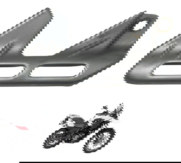 Acabamento Pedaleira Traseira Bmw G 650 Gs 12-16 Original